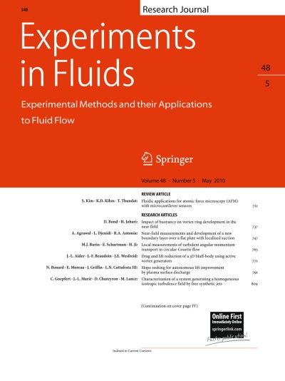 Experiments in Fluids 5/2010
