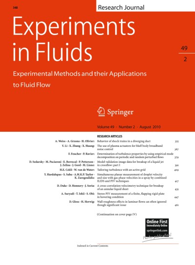 Experiments in Fluids 2/2010