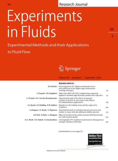 Experiments in Fluids 3/2010