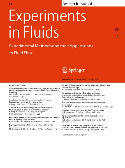 Experiments in Fluids 6/2011