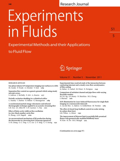 Experiments in Fluids 5/2011