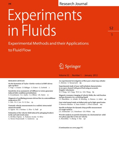 Experiments in Fluids 1/2012