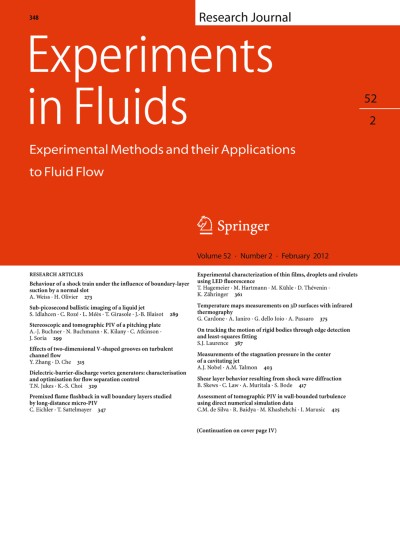 Experiments in Fluids 2/2012