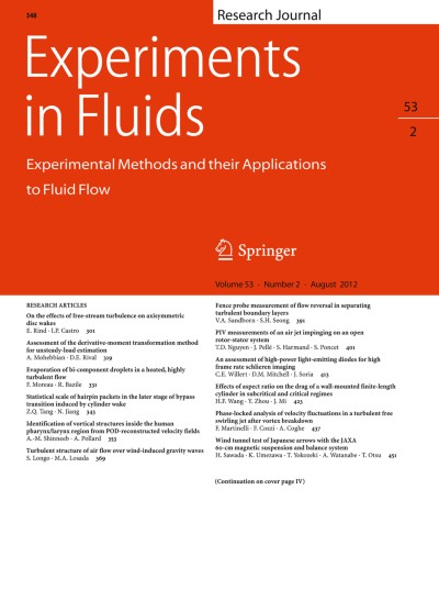 Experiments in Fluids 2/2012