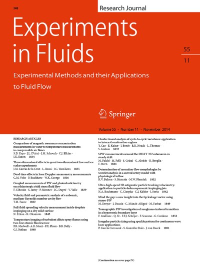 Experiments in Fluids 11/2014