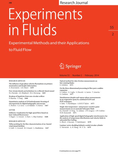 Experiments in Fluids 2/2014