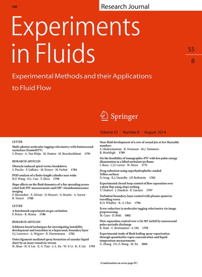 Experiments in Fluids 8/2014