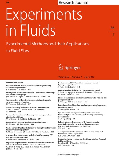 Experiments in Fluids 7/2015