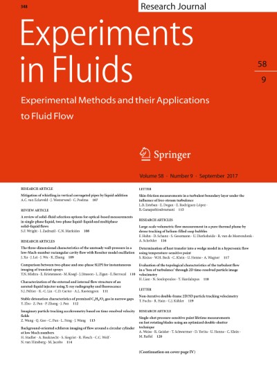 Experiments in Fluids 9/2017
