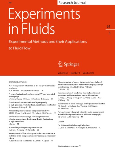 Experiments in Fluids 3/2020
