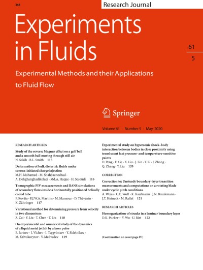 Experiments in Fluids 5/2020