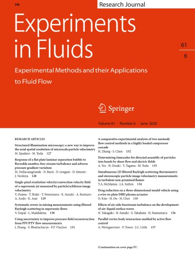 Experiments in Fluids 6/2020