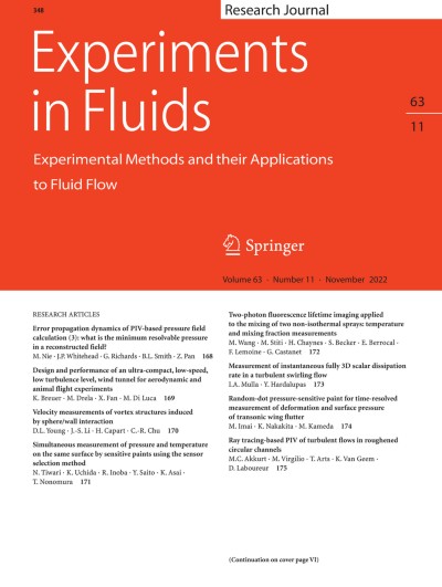 Experiments in Fluids 11/2022