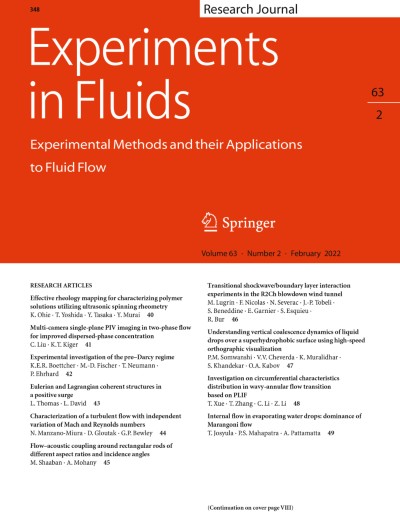 Experiments in Fluids 2/2022