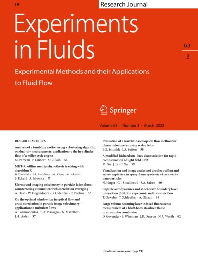 Experiments in Fluids 3/2022