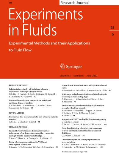 Experiments in Fluids 6/2022