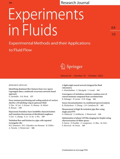 Experiments in Fluids 10/2023