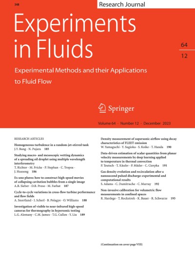 Experiments in Fluids 12/2023