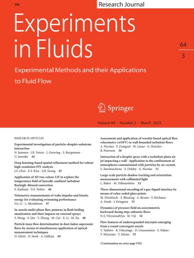 Experiments in Fluids 3/2023