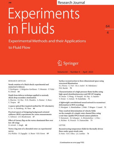 Experiments in Fluids 4/2023