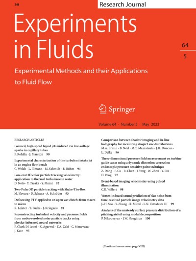 Experiments in Fluids 5/2023