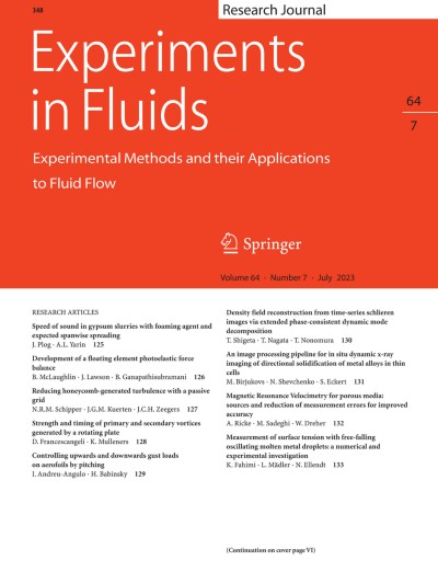 Experiments in Fluids 7/2023