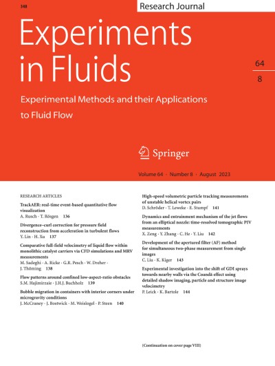 Experiments in Fluids 8/2023