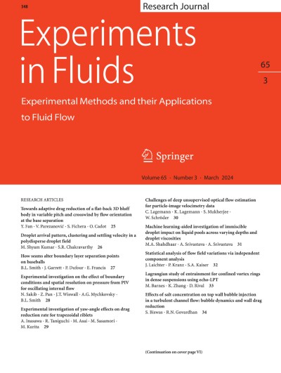 Experiments in Fluids 3/2024