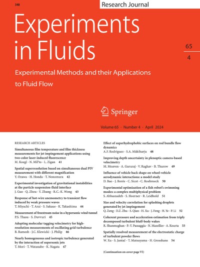 Experiments in Fluids 4/2024