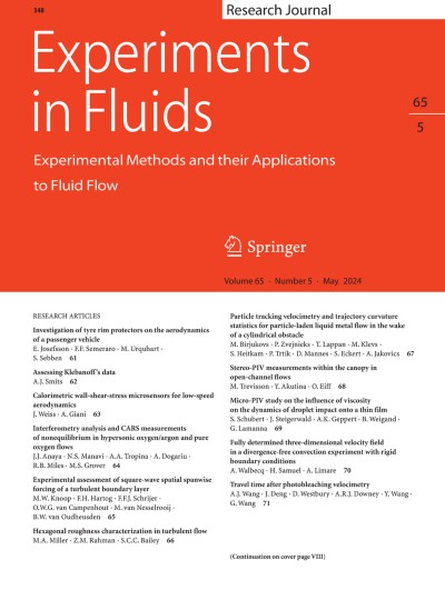 Experiments in Fluids 5/2024