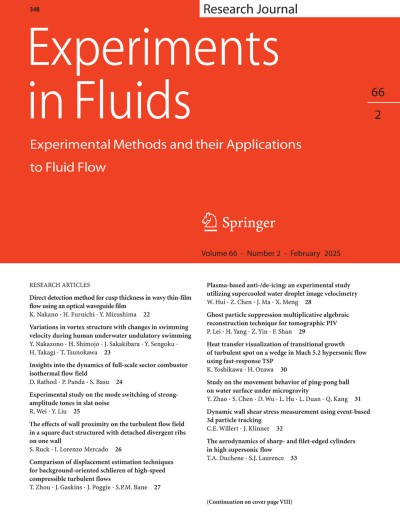 Experiments in Fluids 2/2025