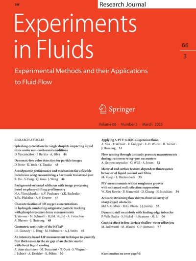 Experiments in Fluids 3/2025