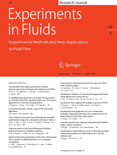 Experiments in Fluids 4/2025