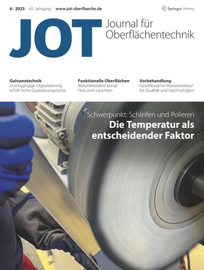 JOT Journal für Oberflächentechnik 6/2025