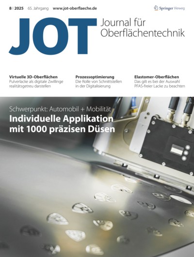 JOT Journal für Oberflächentechnik 8/2025