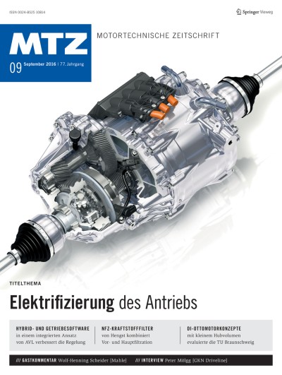 MTZ - Motortechnische Zeitschrift 9/2016