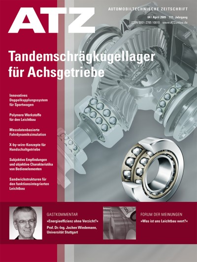 ATZ - Automobiltechnische Zeitschrift 4/2009