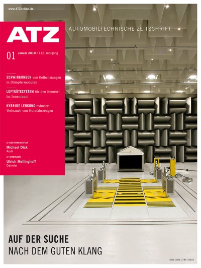 ATZ - Automobiltechnische Zeitschrift 1/2010