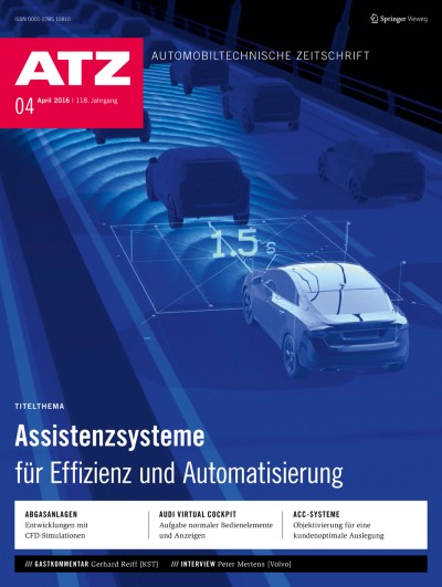 ATZ - Automobiltechnische Zeitschrift 4/2016