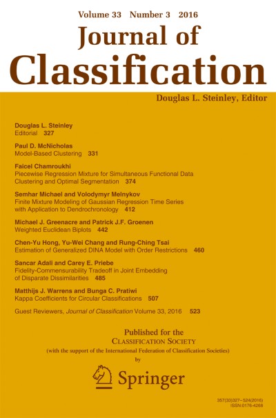 Journal of Classification 3/2016