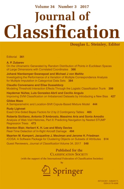 Journal of Classification 3/2017