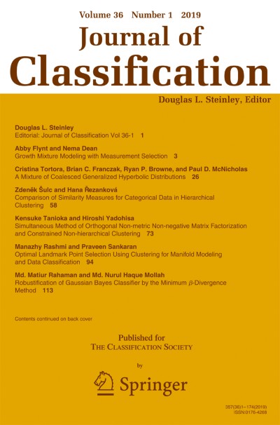 Journal of Classification 1/2019