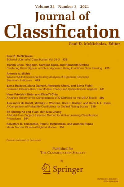 Journal of Classification 3/2021