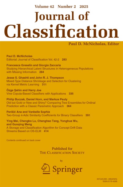 Journal of Classification 2/2025