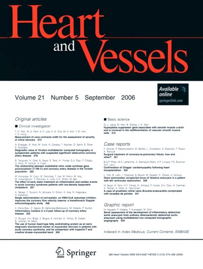 Heart and Vessels 1/2009