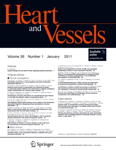 Heart and Vessels 1/2011