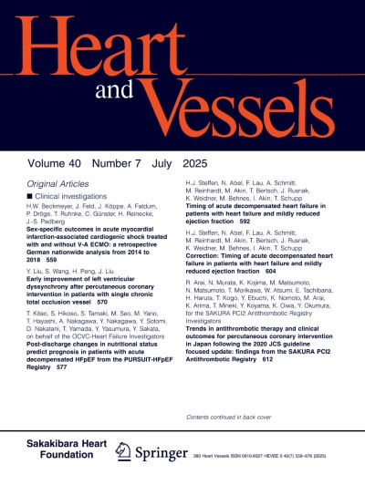 Heart and Vessels 7/2025