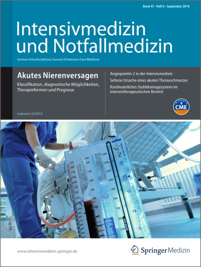 Intensivmedizin und Notfallmedizin 6/2010
