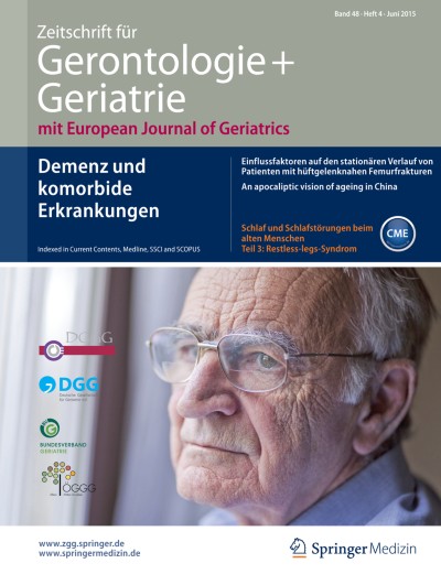 Zeitschrift für Gerontologie und Geriatrie 4/2015