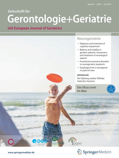 Link zu Zeitschrift Zeitschrift für Gerontologie und Geriatrie